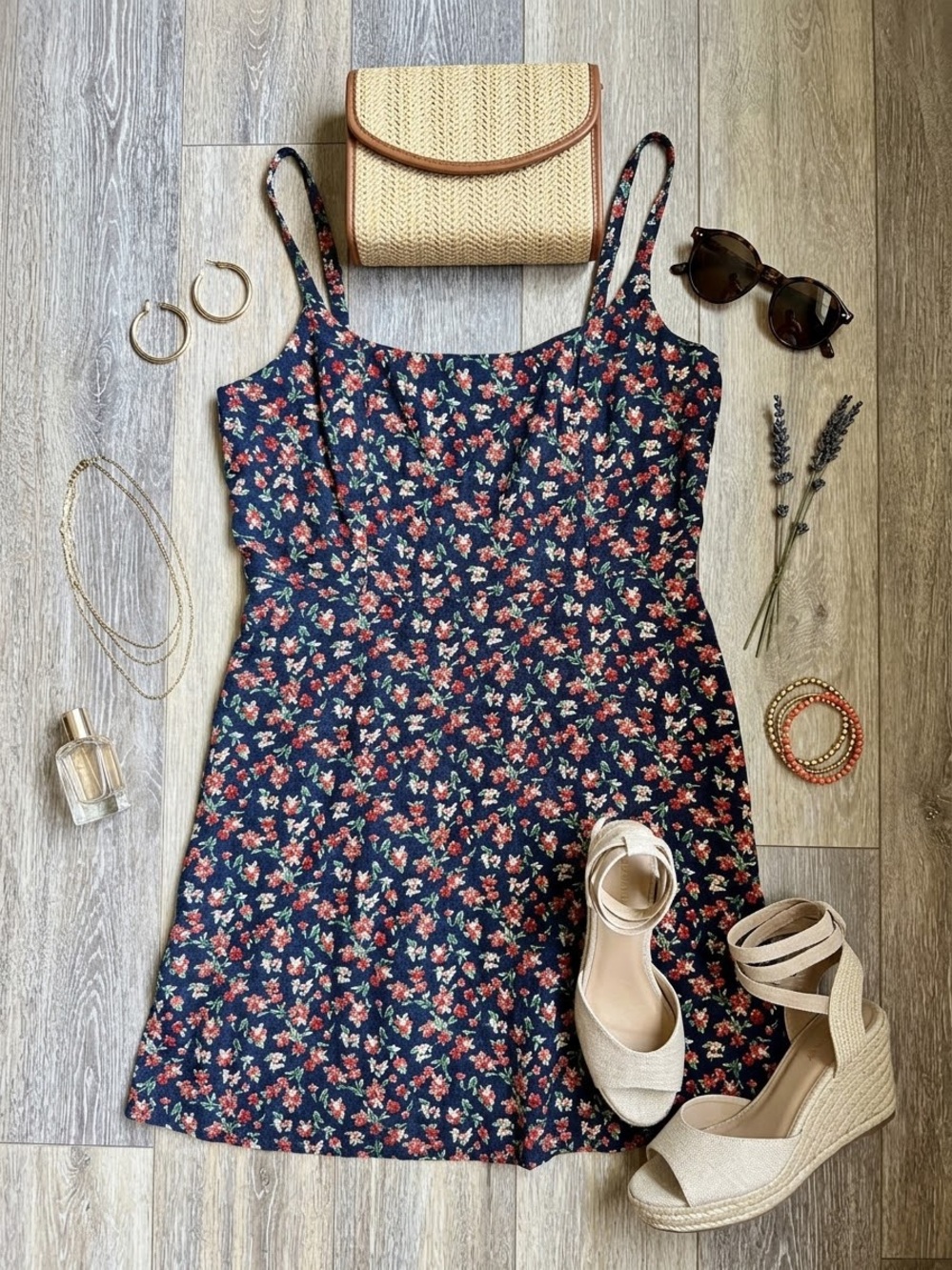 [82024] Old Navy Floral Mini Dress -- SIZE LARGE